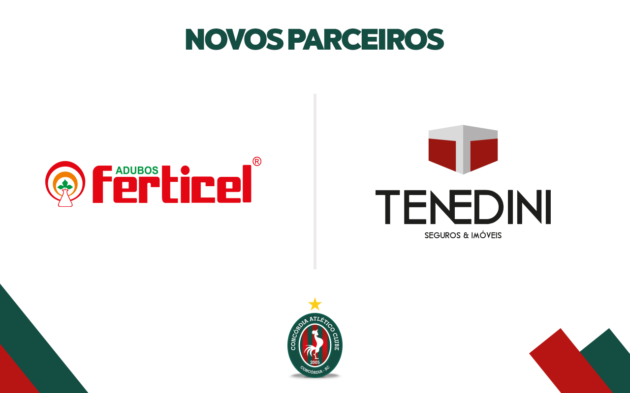 Adubos Ferticel e Tenedini Seguros e Imóveis são os novos patrocinadores do Galo